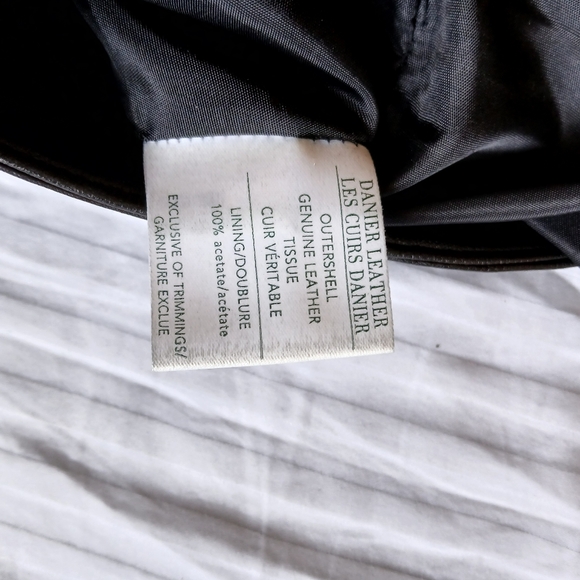 Vintage black Danier leather pants - Picture 9 of 11